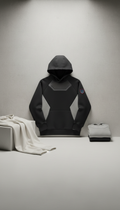 Hoodie With Contrast Racing Stripes